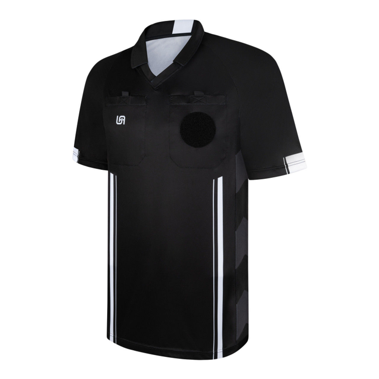 UnitedAttire Pro Soccer Referee Jersey (Short/Black)