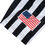 Thumbnail: UnitedAttire Black & White Basketball Referee Shirt with USA Flag