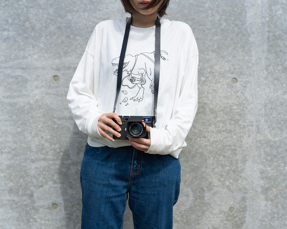 Thumbnail: URAL | CAMERA STRAP | ONYX  (Italian leather edition)