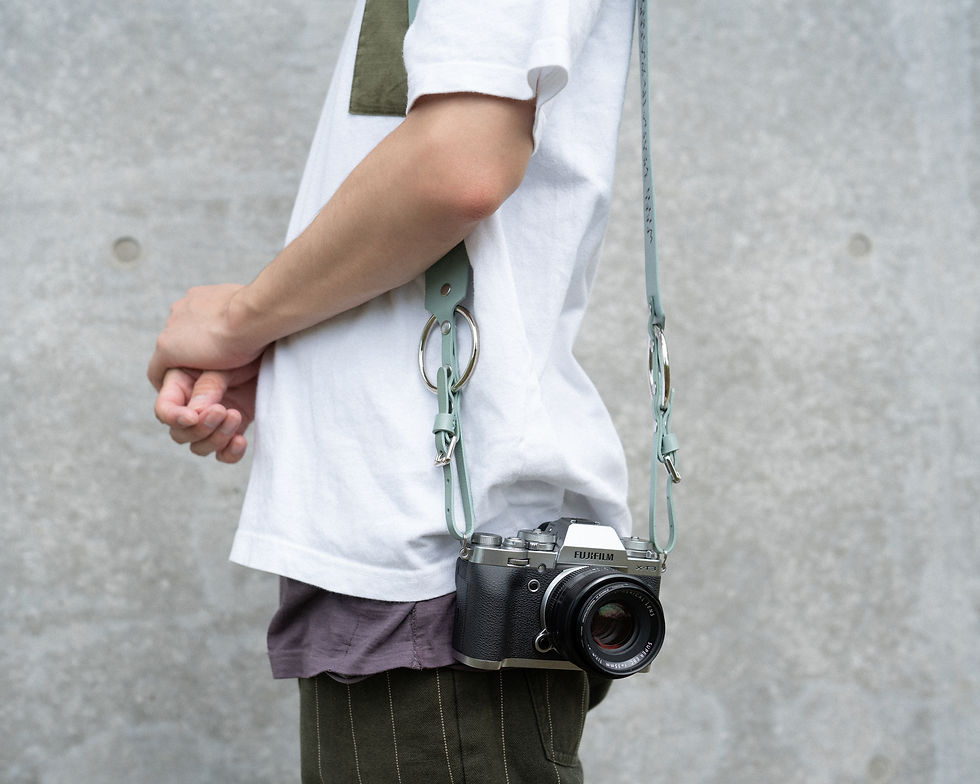 NOCTUA | CAMERA STRAP | HAZY JADE | 4silentbirds