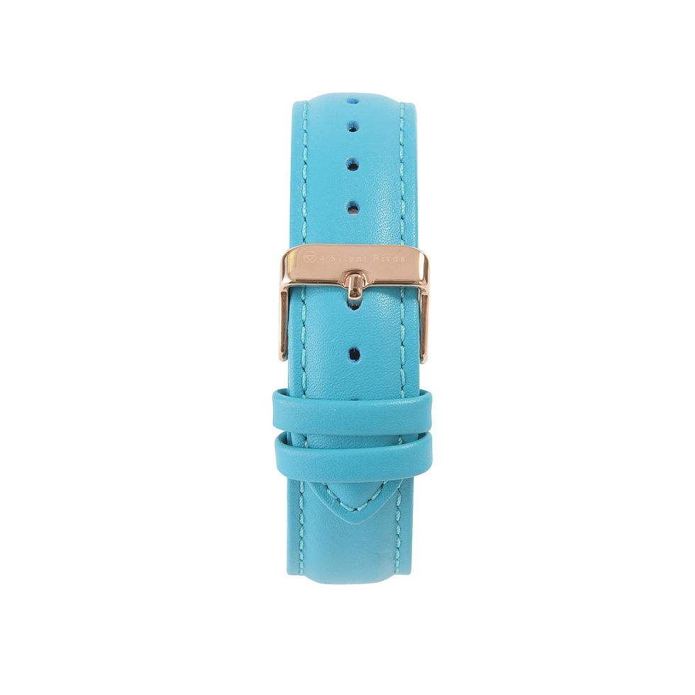 サムネイル： TURQUOISE BLUE | LEATHER STRAP 40MM