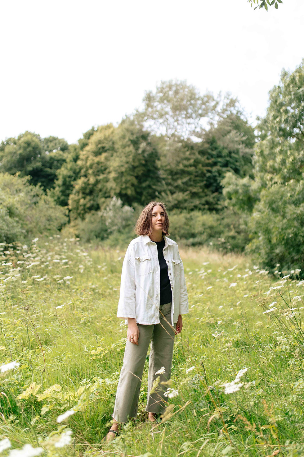 Jo Foster in a beautiful outdoor space in Bristo