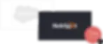 hubspot logotype black background
