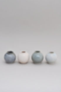 Miniature Moon Jar Vases - Assorted