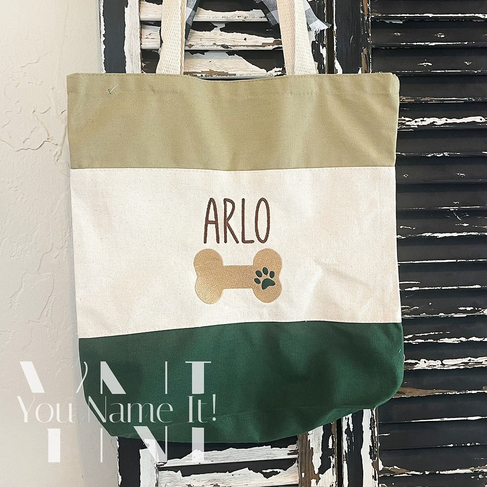 Thumbnail: Personalized Puppy| Dog |Cat| Tote Bag