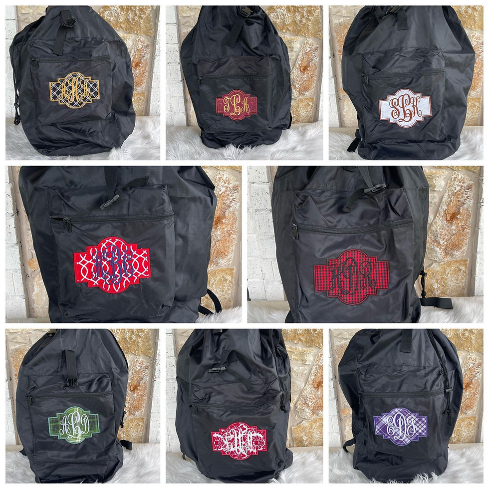 Thumbnail: Extra Large Laundry Bag - APPLIQUE FRAME