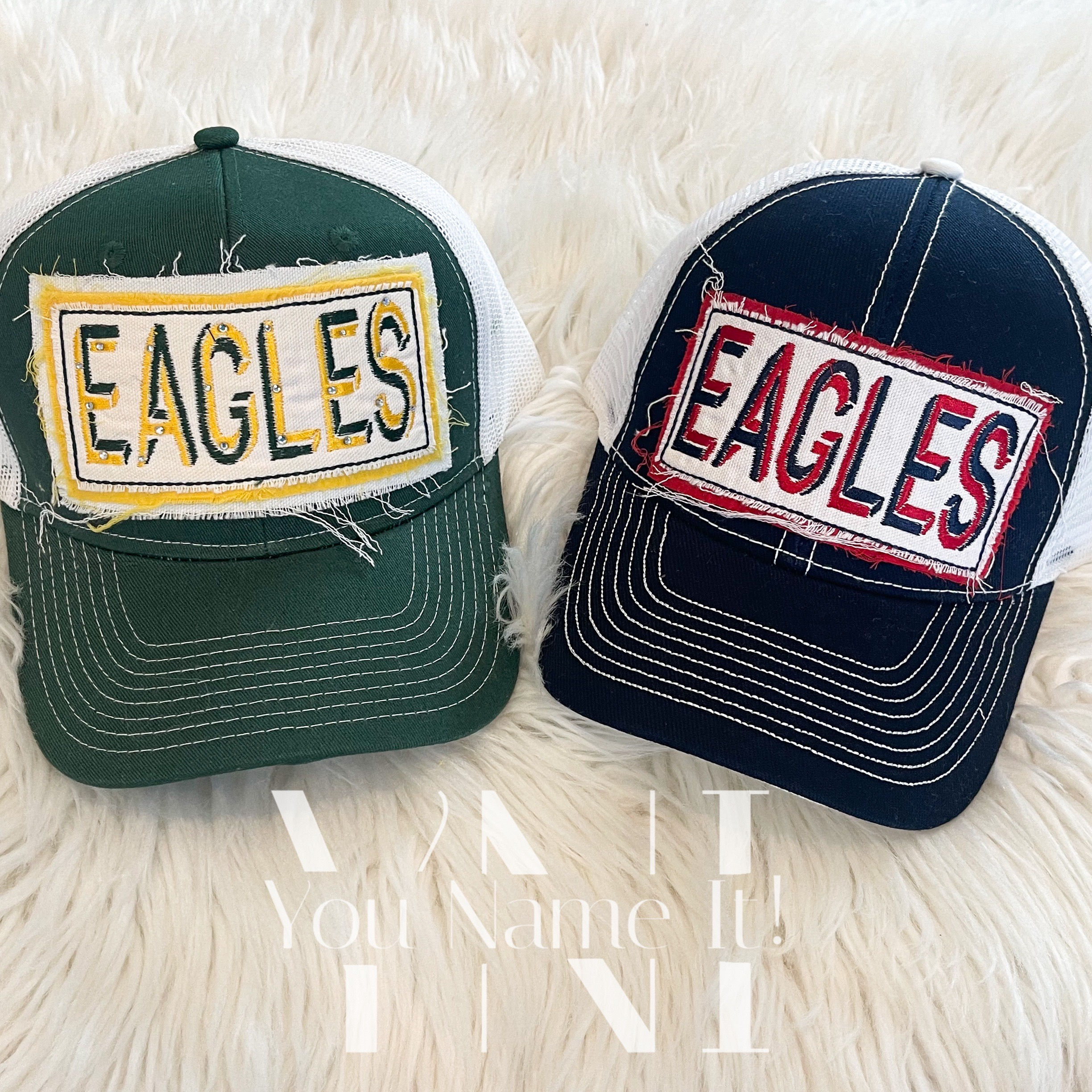 Two Color Font Hat (0014)