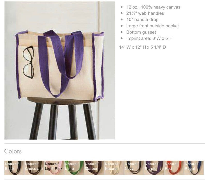 Thumbnail: Canvas Pocket Tote