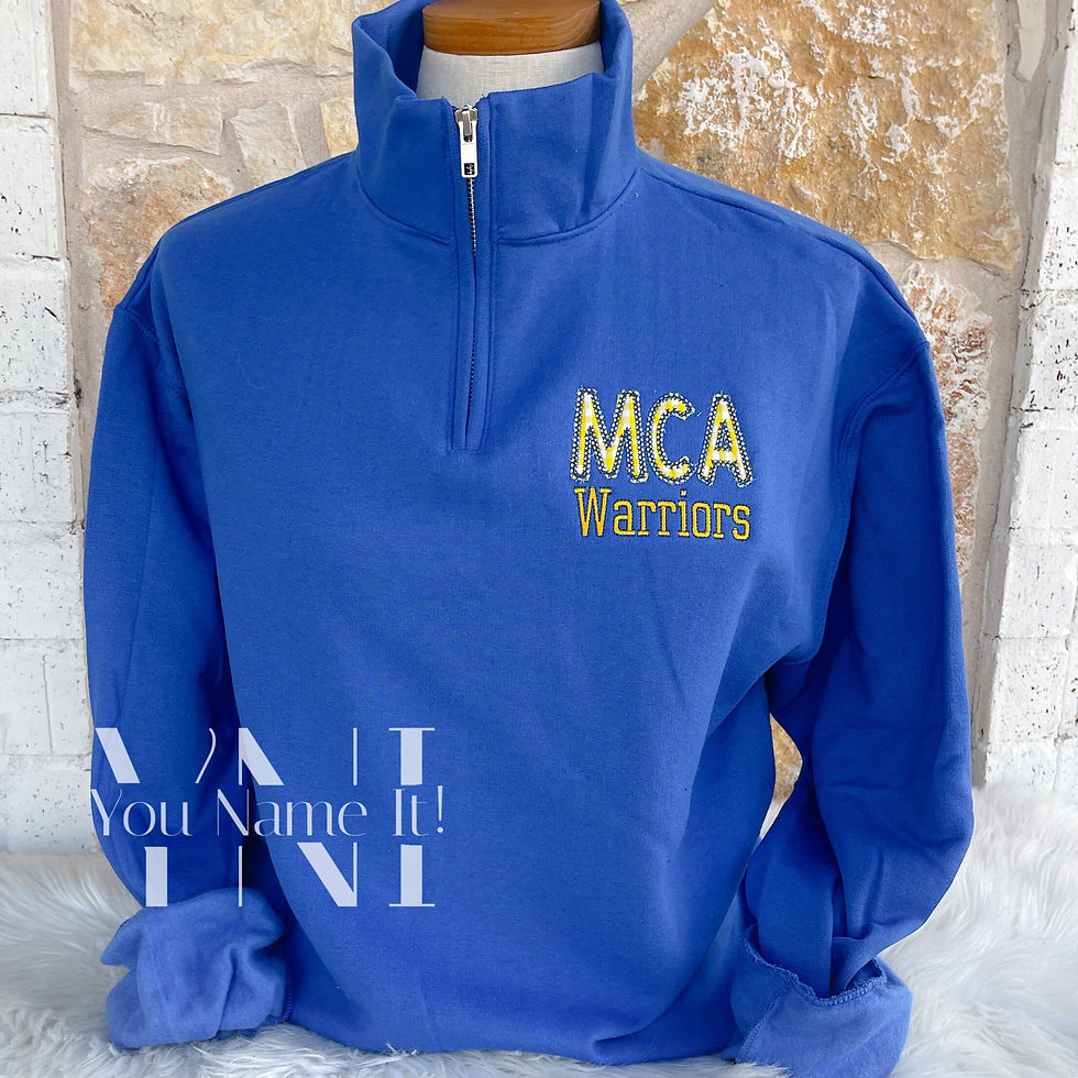 Thumbnail: Applique School Initials Shirt (0012)