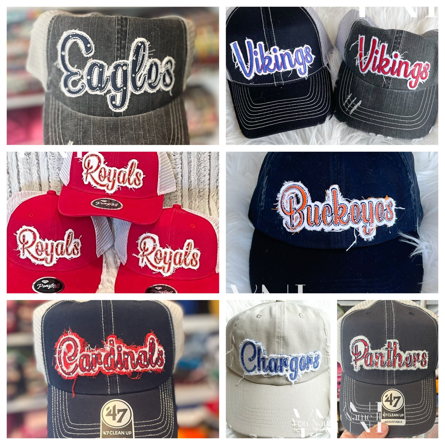 Script Team or School Hat (0009)