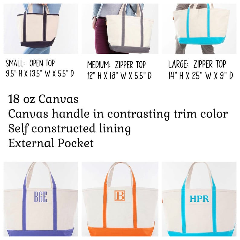Thumbnail: Heavy Weight Canvas Tote, Three Sizes Available