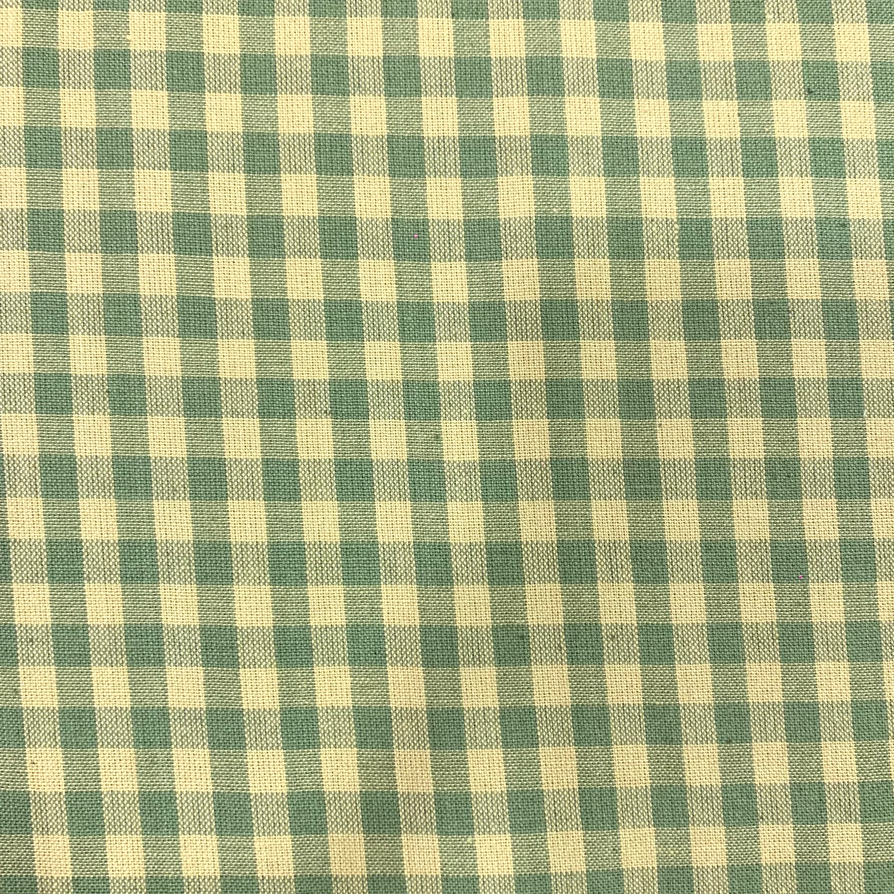 Tela tramada country de vichy verde grande