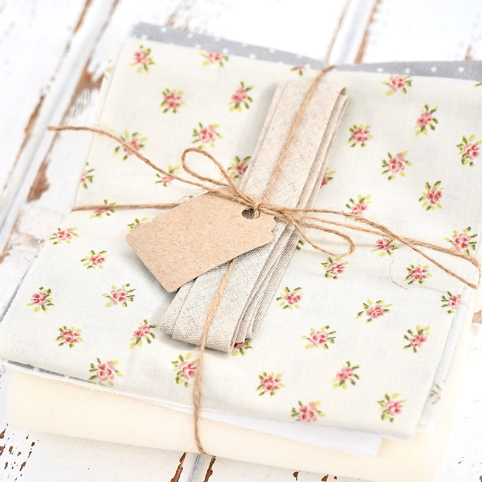Miniatura: Lote de telas para proyecto de Funda de Tela para Caja de Pañuelos