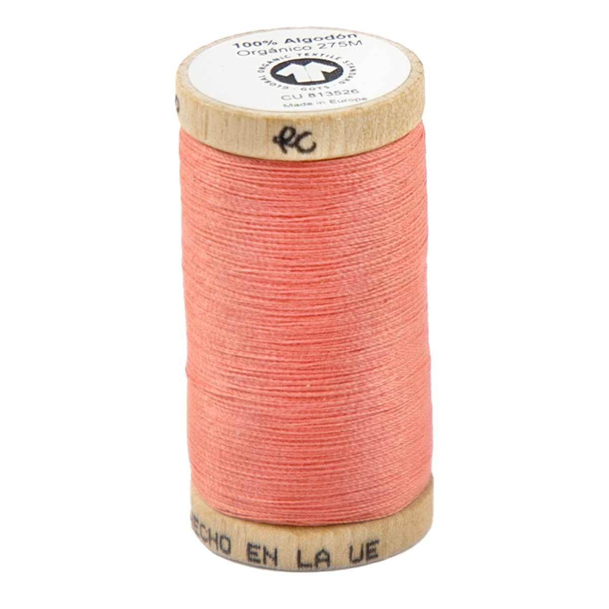 Hilo 100% algodón orgánico 275m - Rosas Crafts color 260