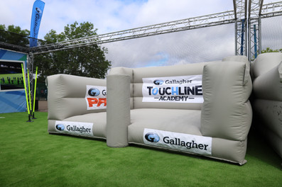 Branded Rugby Tackle Bags for Rugby Activation/Fan Engagement.