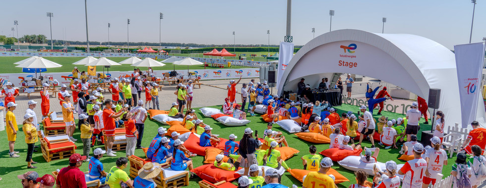 Branded Fan Zone for Total Energies