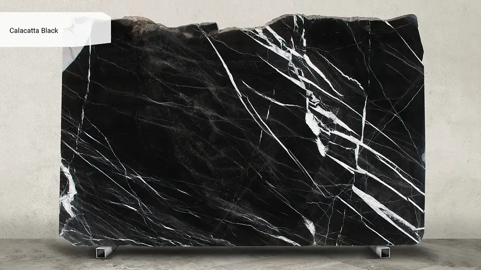 Прев'ю: Мрамор Calacata Black