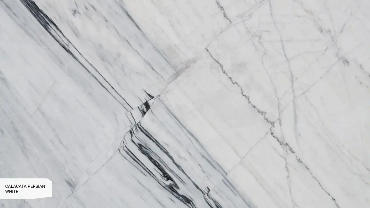 Мармур Calacatta Persian White