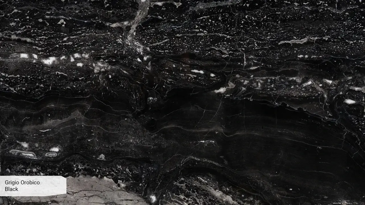 Мармур Grigio Orobico Black