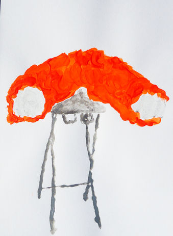 2016
"Mémo 7": peinture sur papier, 29x21 cm Carole Manaranch