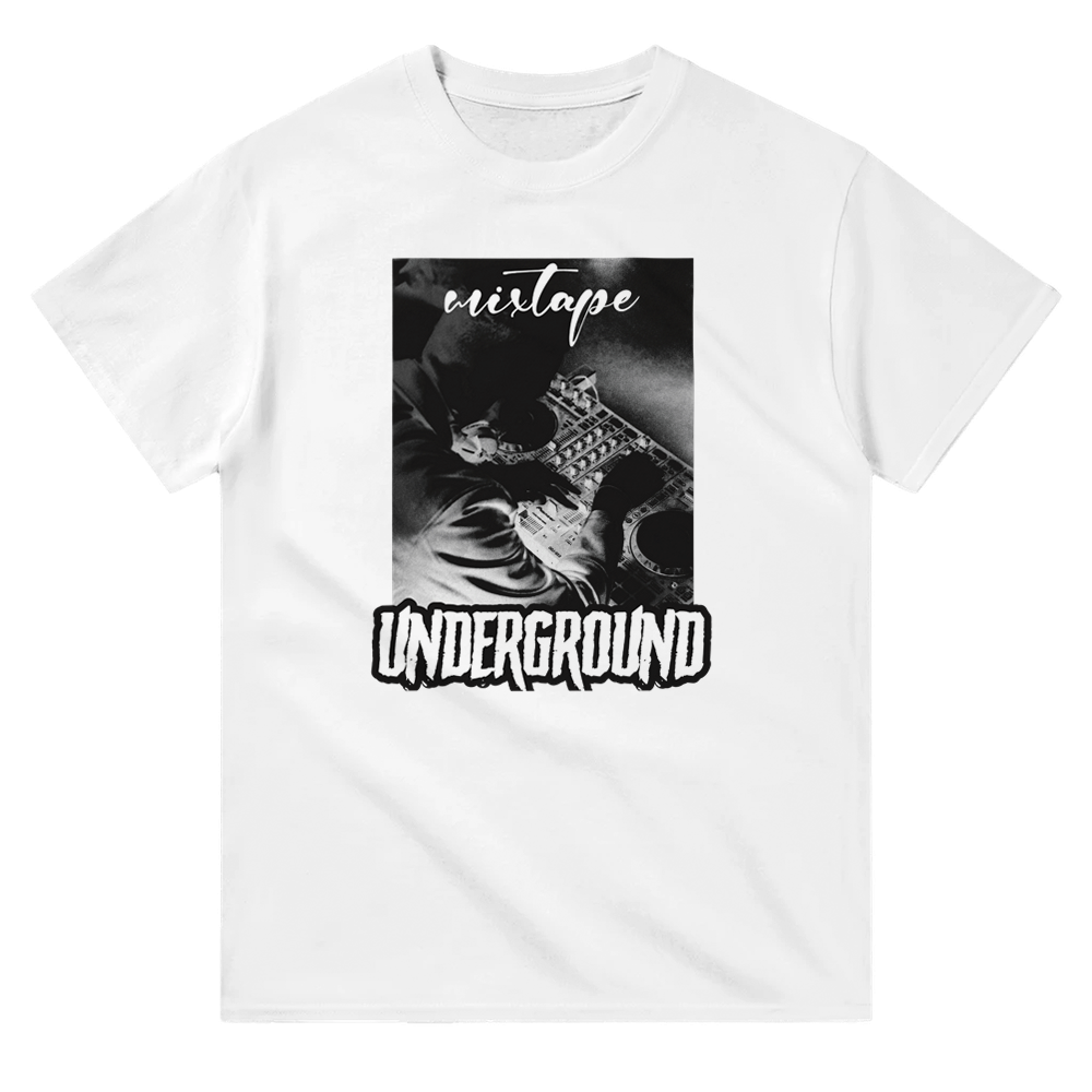 T-shirt UNDERGROUND, unisexe épais ras du cou