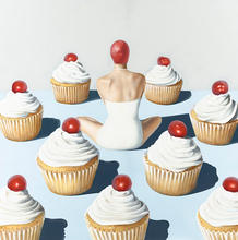 "Bather and cupcakes"
Elise Remender
50" x 50"
Embellished Print