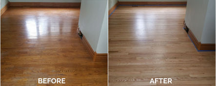 Natural Red Oak Wood Floor with Water-Based Polyurethane (satin sheen)