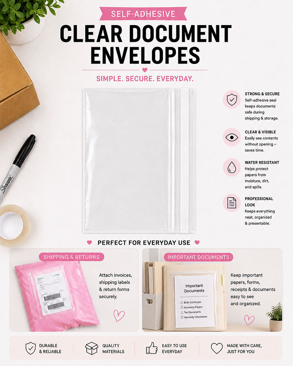 Thumbnail: 9 x 7 Hot Pink Metallic Bubble Mailer Set | Mailers, Sleeves & Fragile Stickers 