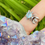 Thumbnail: Vintage Silver Moon  Cubic Zirconia Ring