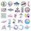 Thumbnail: 50pc. Nasa Iridescent Waterproof Vinyl Decals | Stickers | Laptop | Phone Case 