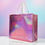 Thumbnail: 20 Pack Pink Iridescent Tote Bags 13×11in. Holographic Gift & Party Favor Bags 