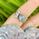 Thumbnail: Vintage Silver Moon  Cubic Zirconia Ring