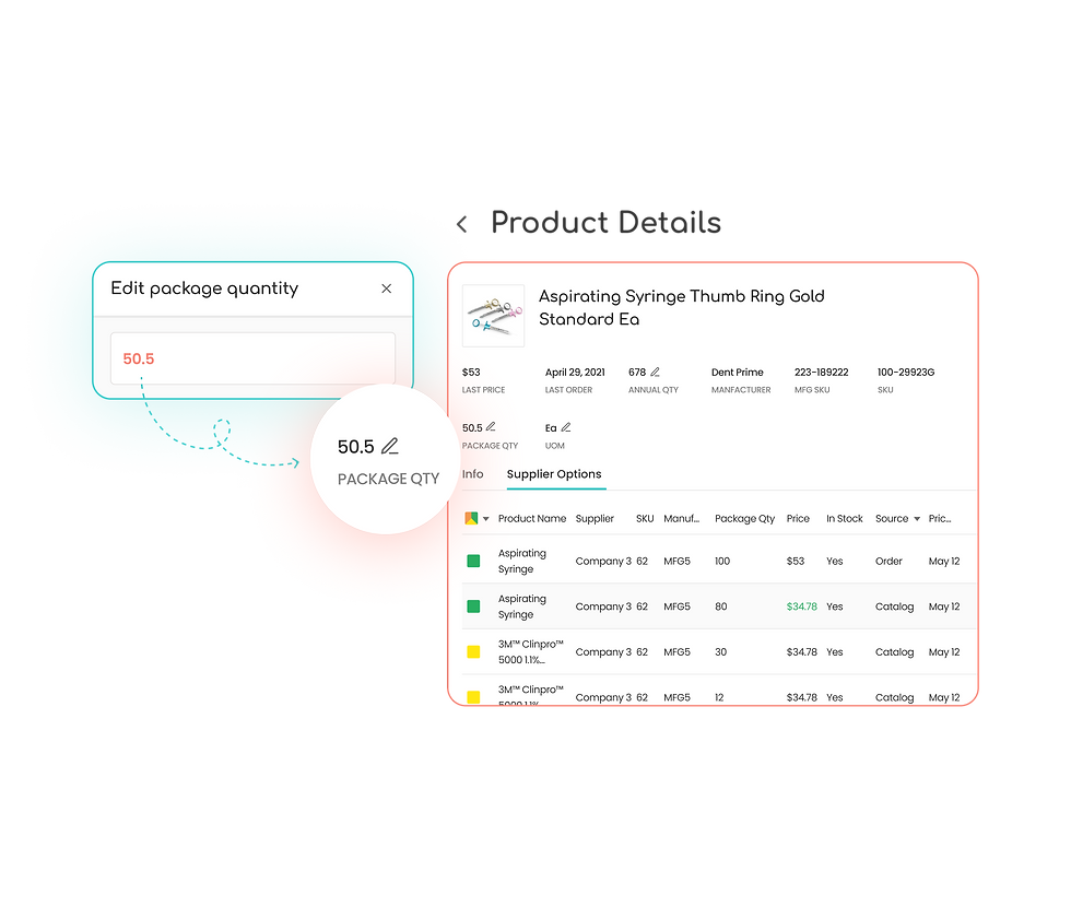 Fractional Value in Package Qty