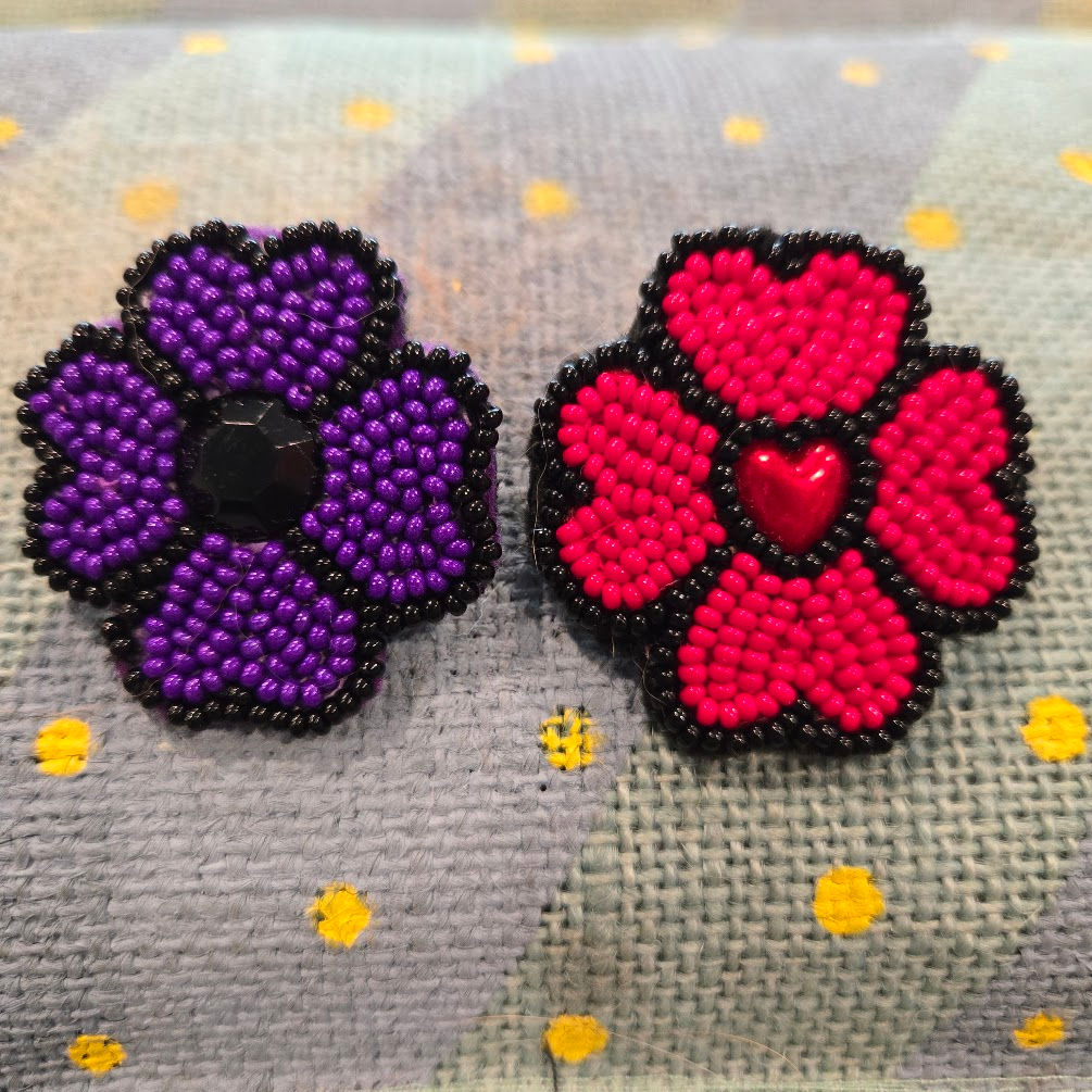 Beaded Poppy