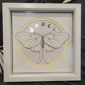 White moth- with lights