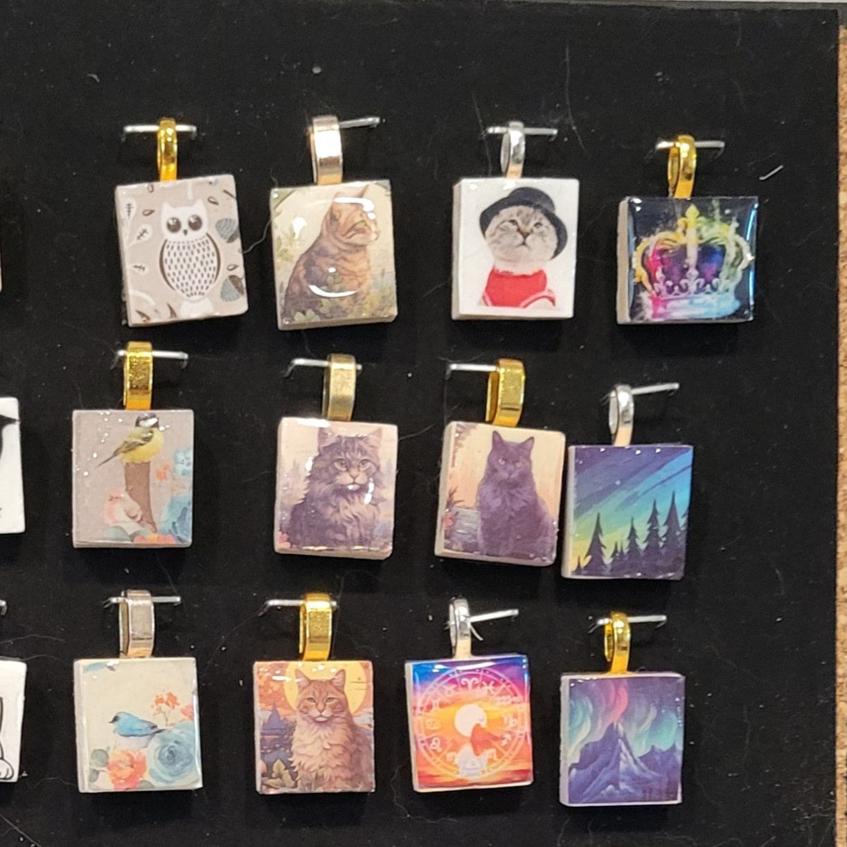 Small Square Pendant