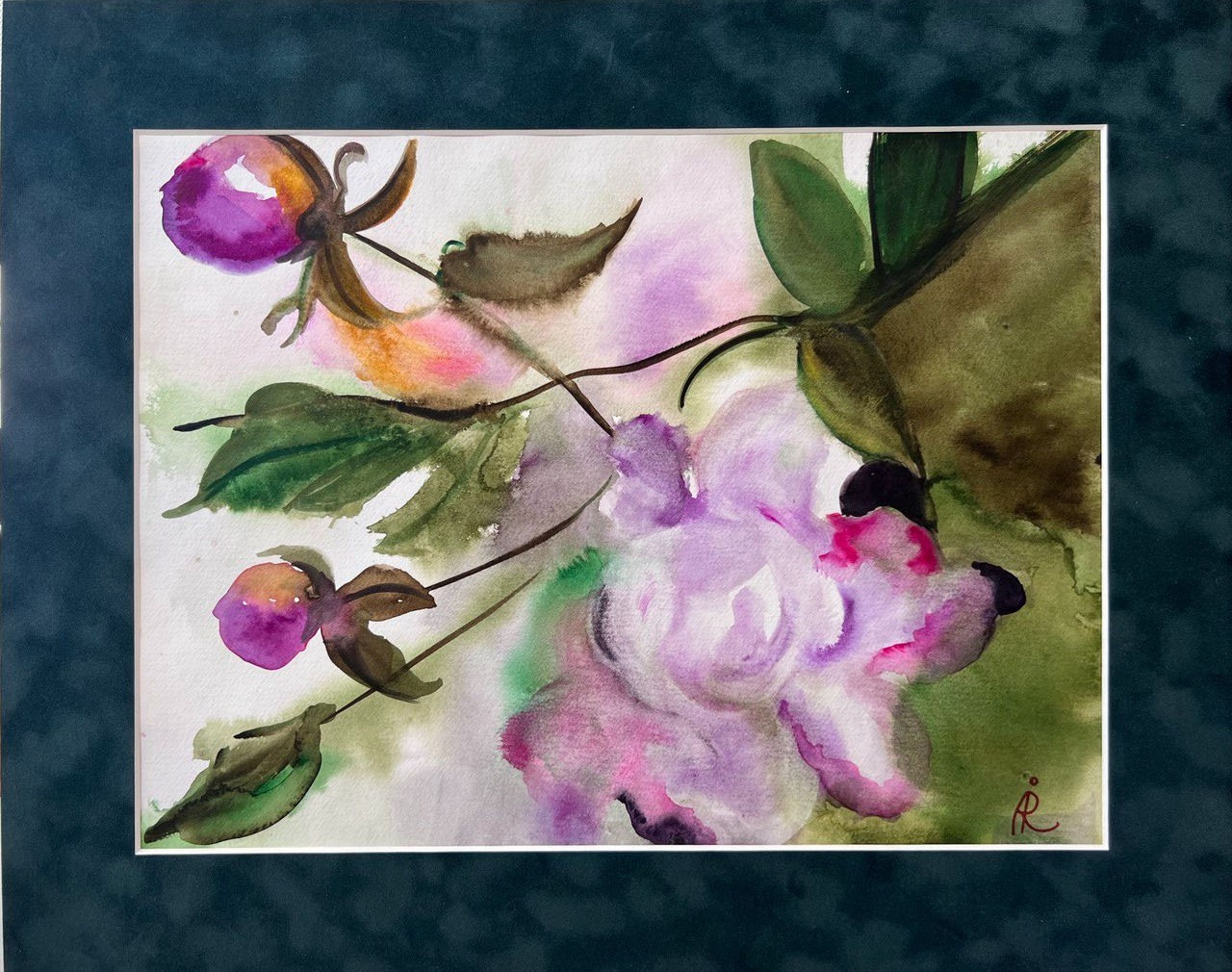 Aquarell. Blumen