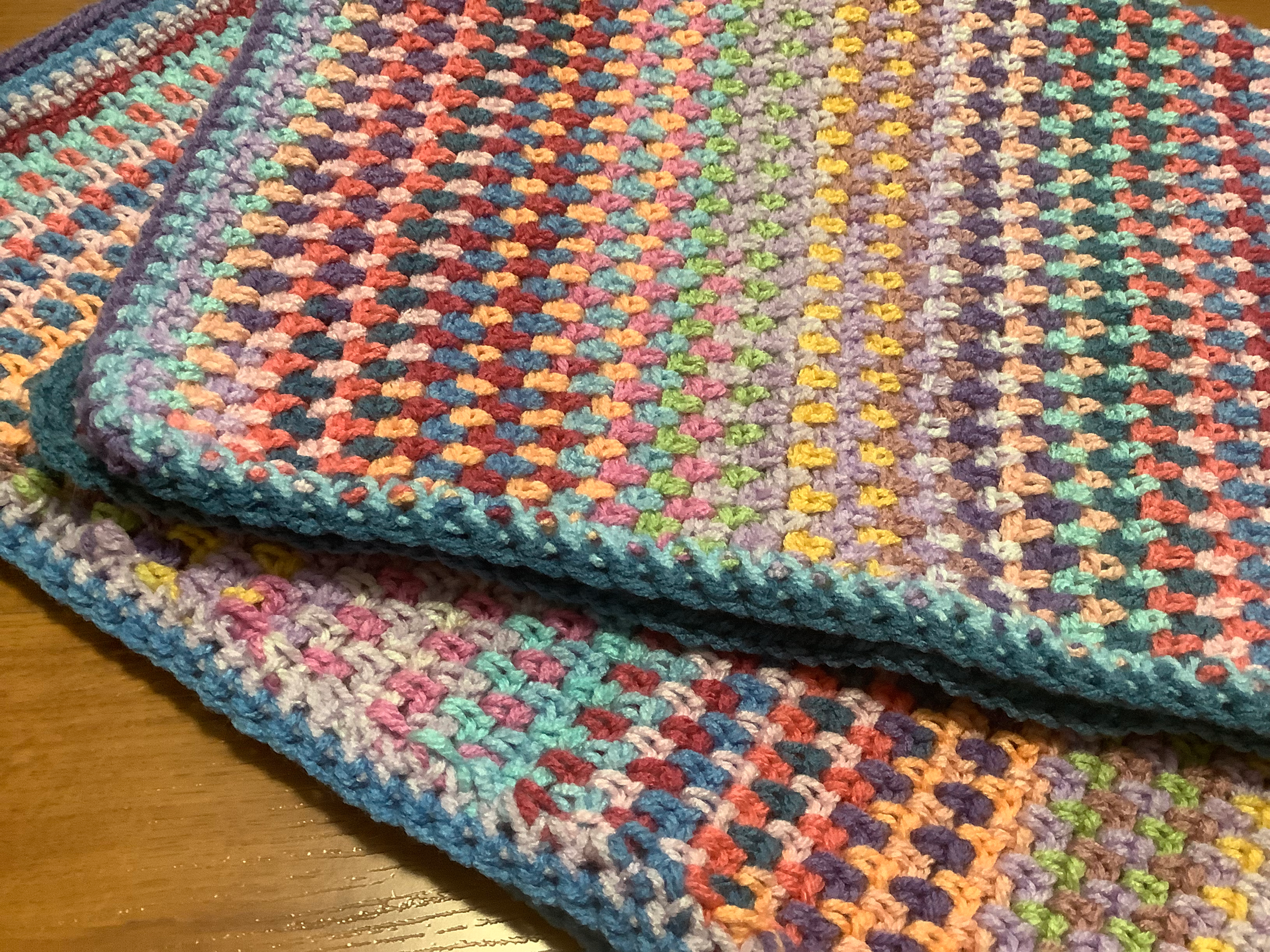 Crochet Lap Blanket - Hibiscus