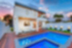 LA house back yard