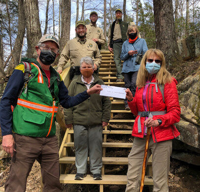 New Staircase Completed at Foster Falls