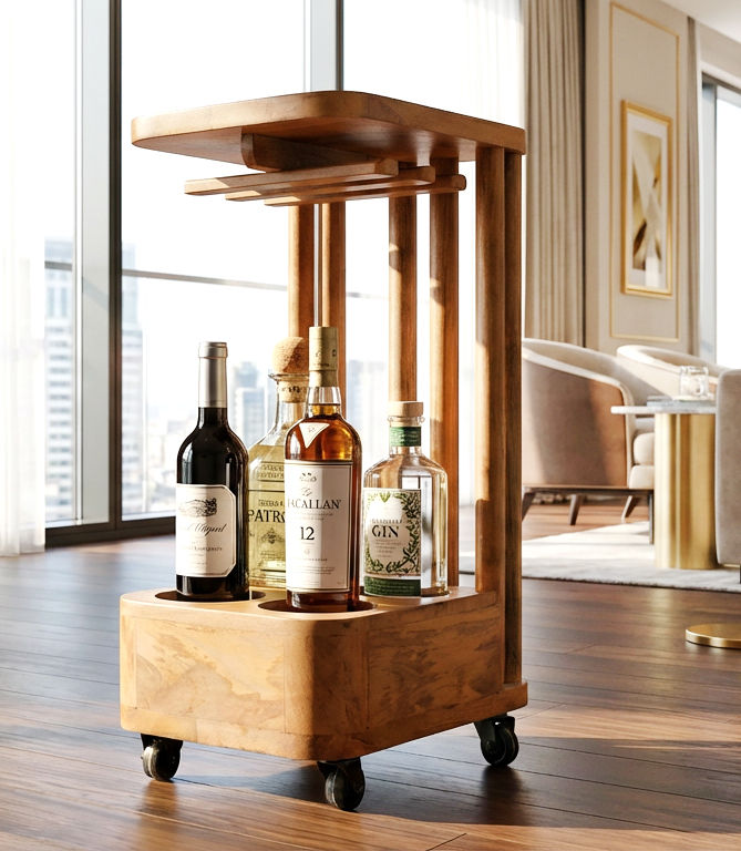 Nest Mango Wood Bar Table