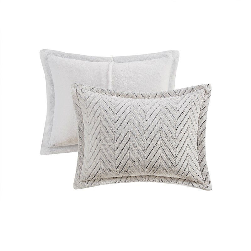 Adelyn Ultra Plush Down Comforter Set Full/ Queen Color Ivory