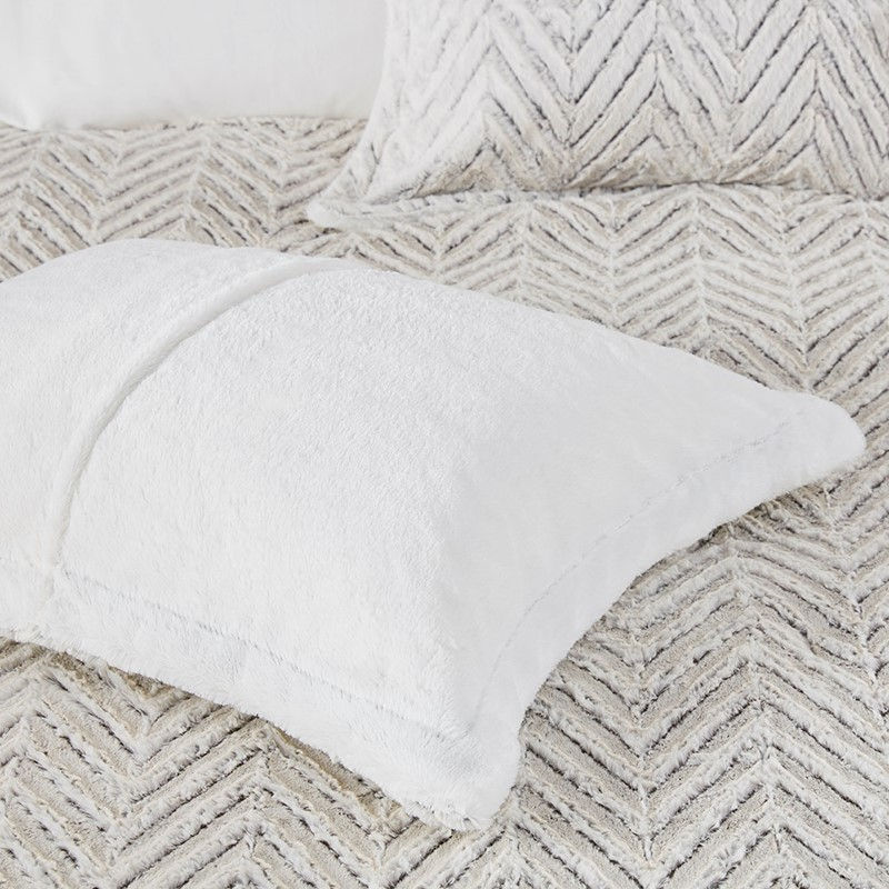 Adelyn Ultra Plush Down Comforter Set Full/ Queen Color Ivory