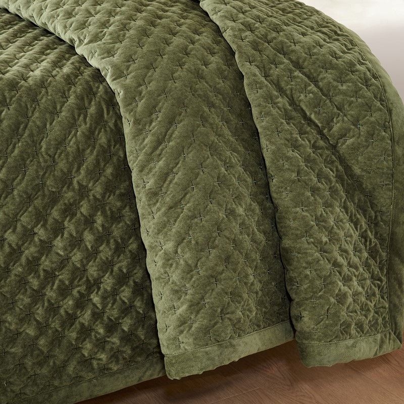 Charleston Velvet Coverlet Set