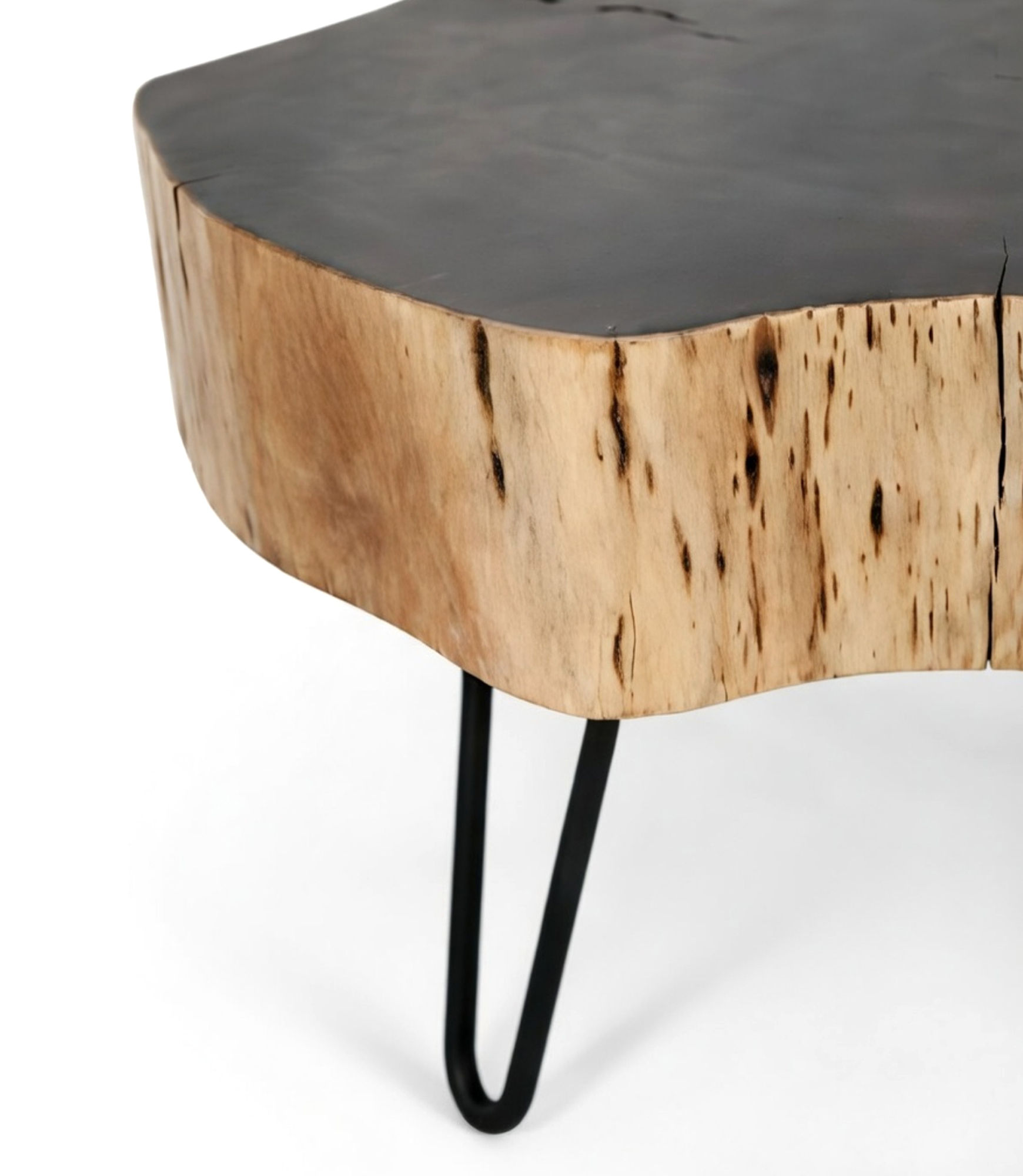 Kario Wooden Log Coffee Table