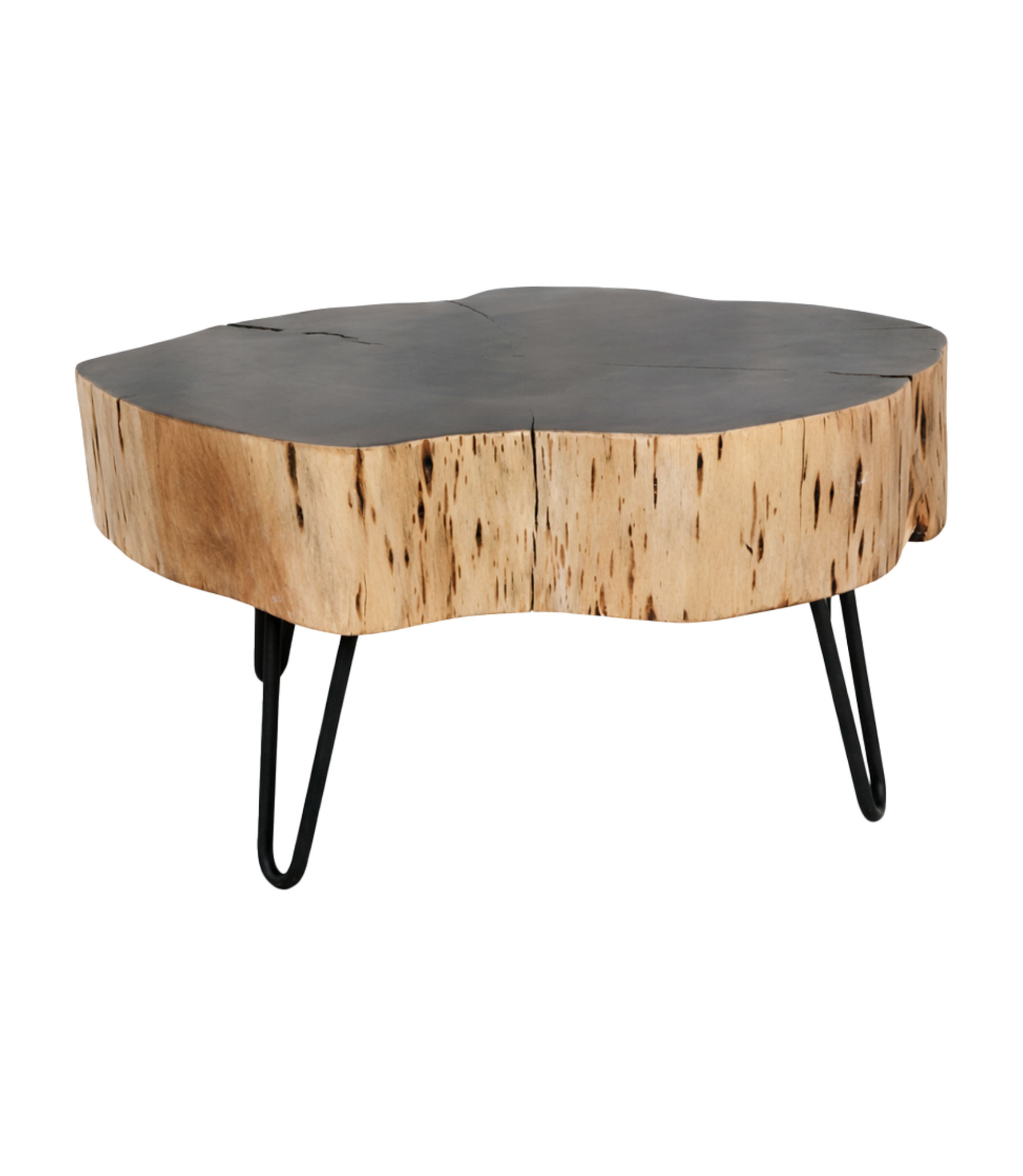 Kario Wooden Log Coffee Table
