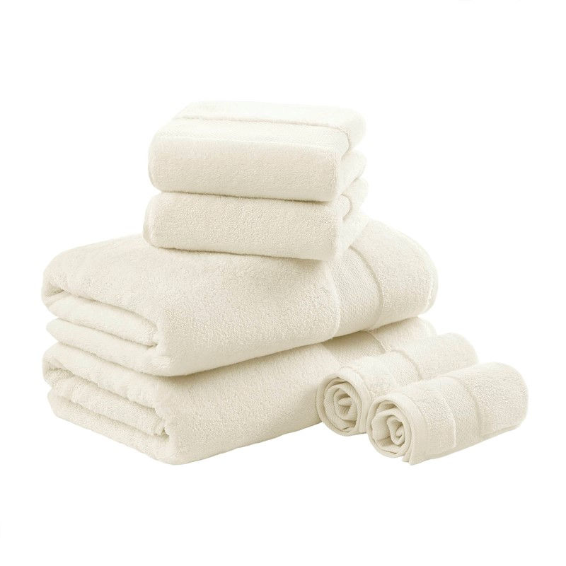 Turkish Cotton 6 Piece Bath Towel Set