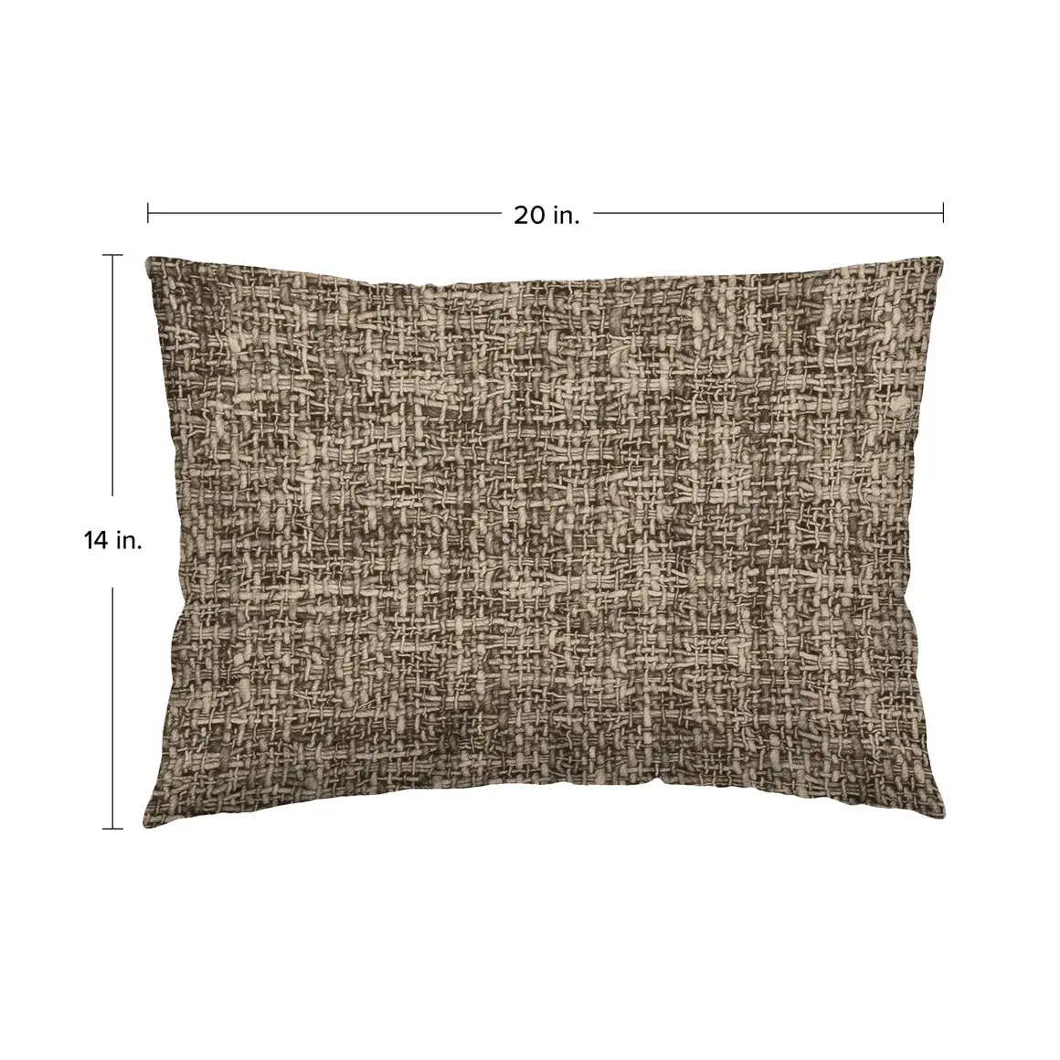 Voyage Mocha Pillow 14 x 20