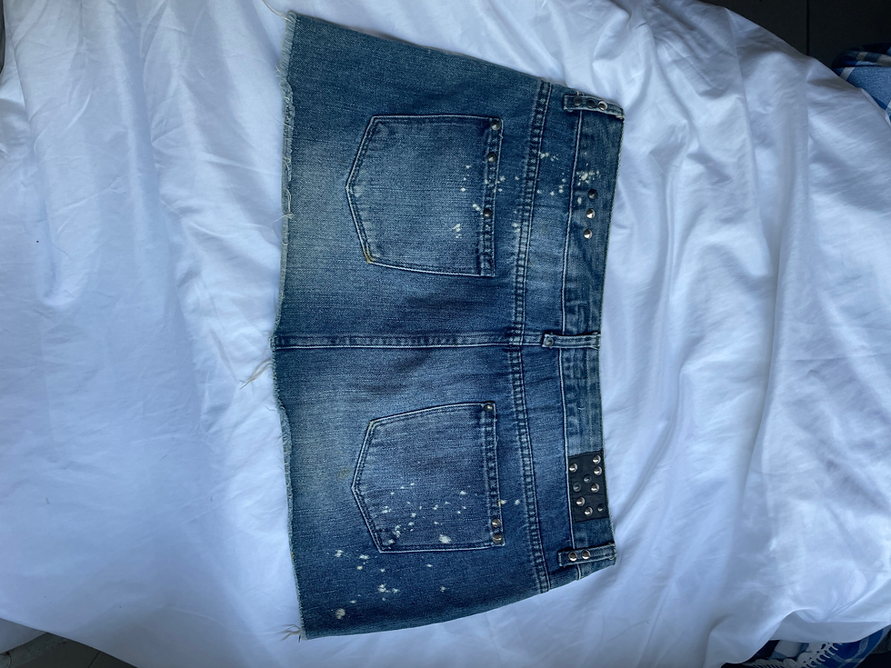 Miniatura: Saia Jeans Spike