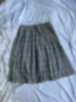 Saia Plissada Vintage